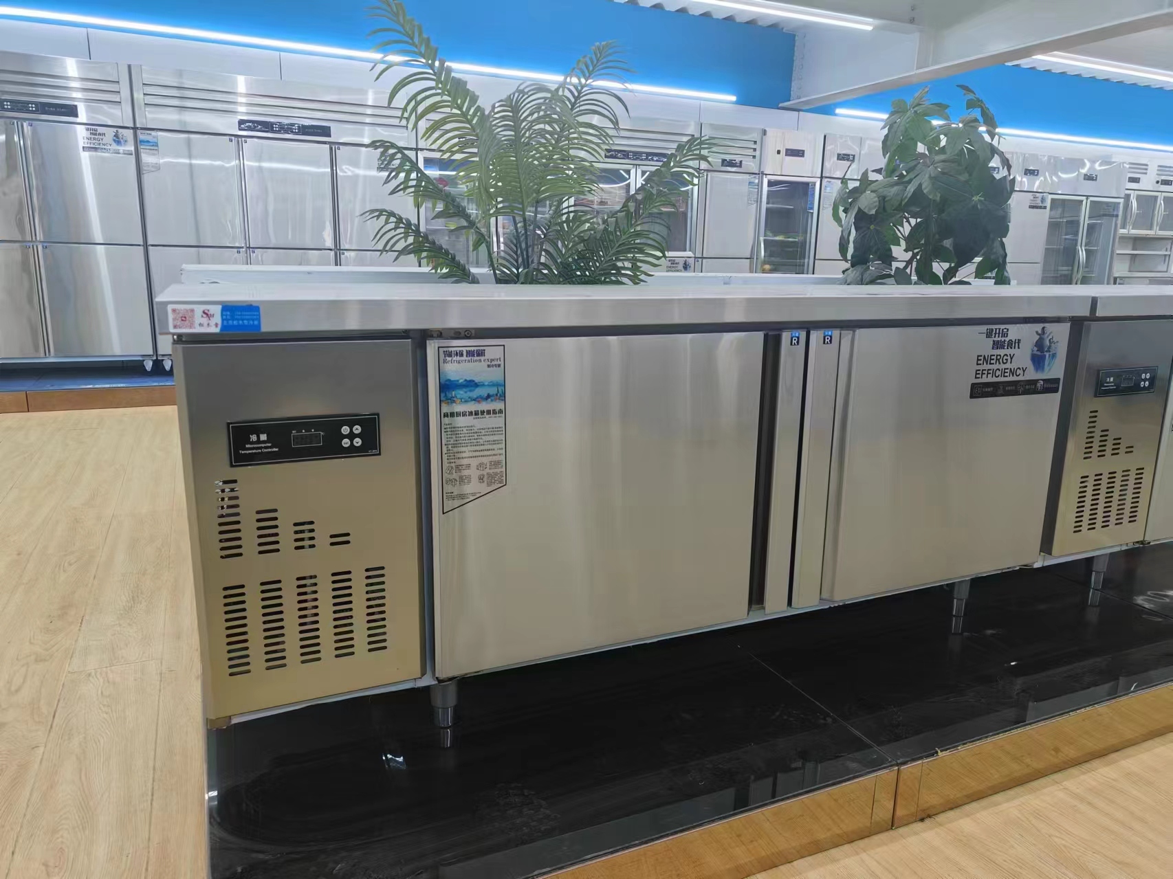 工作台冰柜冷冻冷藏两用